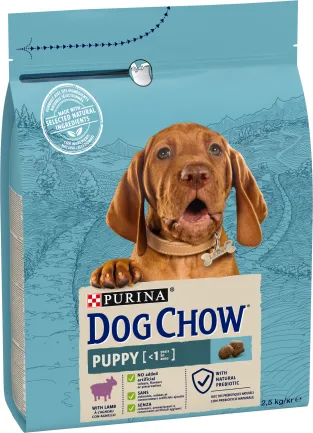 Сухий корм DOG CHOW Puppy <1 для цуценят з ягням 2,5 кг — Фото 1