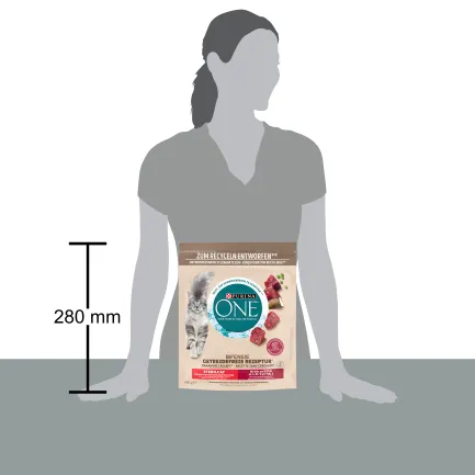 Сухий корм PURINA ONE Grain Free (Грейн Фрі) беззерновий для дорослих котів після стерилізації комплекс Bifensis з яловичиною 600 г — Фото 3