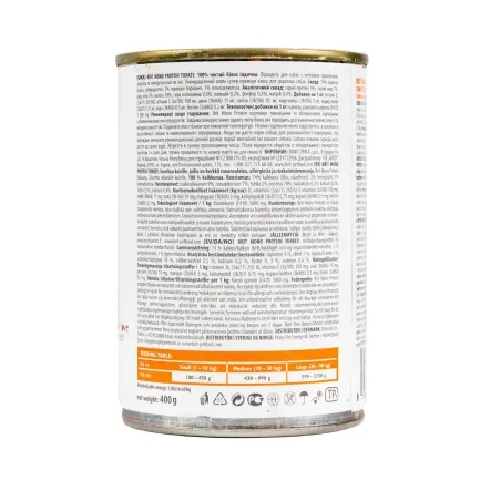 Вологий корм Brit Mono Protein Turkey для собак, з індичкою, 400 г — Фото 3