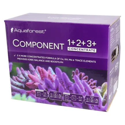 Мікро і макроелементи для морського акваріуму Aquaforest Component Concentrate 1+2+3+, 3x1л - набір для методу Баллінга — Фото 2