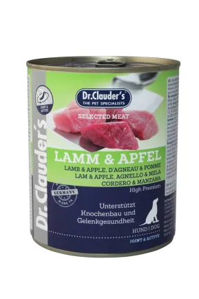 Вологий корм для собак Dr.Clauder’s Selected Meat Lamb &amp; Apple ягня та яблуко 800 г