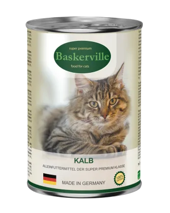 Baskerville Корм для котів Телятина 400 г