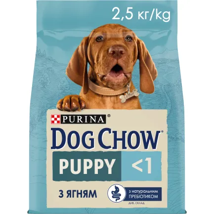 Сухий корм DOG CHOW Puppy <1 для цуценят з ягням 2,5 кг — Фото 6