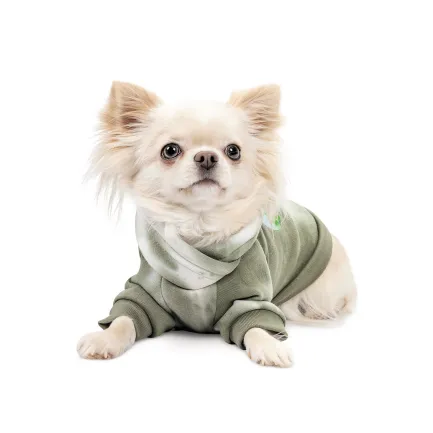 Худi Pet Fashion Gray для собак розмір M темно-зелений — Фото 1