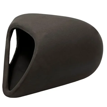 Декорація Hobby Wave Cave 2 dark 17x16x8,5 см - керамічне укриття для риб і креветок в акваріумі (41656) — Фото 4