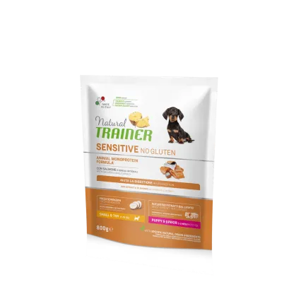 Natural Trainer Dog Sensitive Puppy&amp;Junior Mini сухий корм для цуценят дрібних порід з лососем 0,8 кг