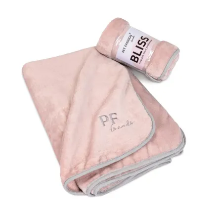 Плед Pet Fashion Bliss 2 для собак і котів плюш пудра 68х114,6 см