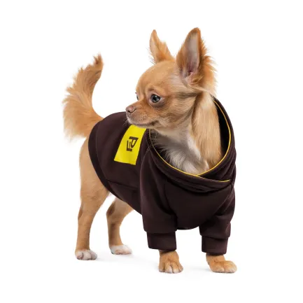 Толстовка Pet Fashion «Megan» для дівчинки, розмір XS2, шоколадна — Фото 1
