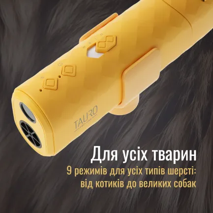 Tauro Pro Line Універсальний фен для тварин із гнучкою системою кріплення на шиї, з вилкою ЄС, фіолетовий — Фото 4