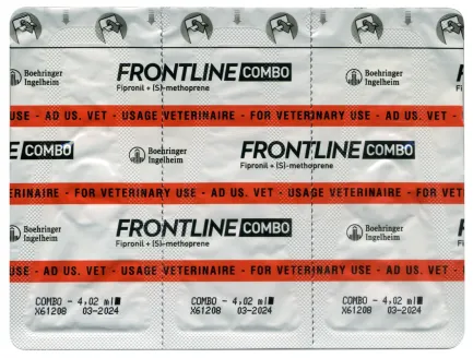 Краплі на холку Boehringer Ingelheim Frontline Combo для собак від 40 до 60 кг 3 піпетки — Фото 4