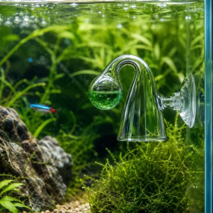 Скляний індикатор CO2, дропчекер Aquario Drop Checker — Фото 3