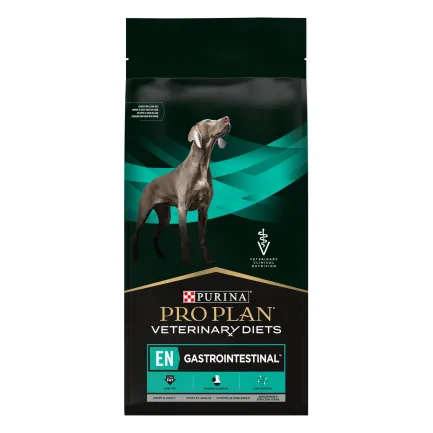Сухий дієтичний корм PRO PLAN VETERINARY DIETS EN Gastrointestinal для дорослих собак та цуценят для усунення розладів травлення 12 кг — Фото 1