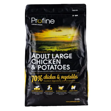 Сухий корм Profine Adult Large для дорослих собак великих порід, з куркою та картоплею, 3 кг — Фото 2