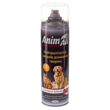 AnimAll нейтралізатор запаху домашніх тварин "Соковита вишня" 500 мл