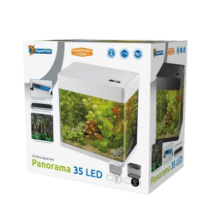 Акваріум скляний - Superfish Panorama 35 LED WHITE (A4052010) — Фото 2