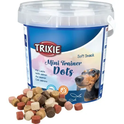 Ласощі Trixie Soft Snack Mini Trainer Dots для собак, лосось, 500 г — Фото 2