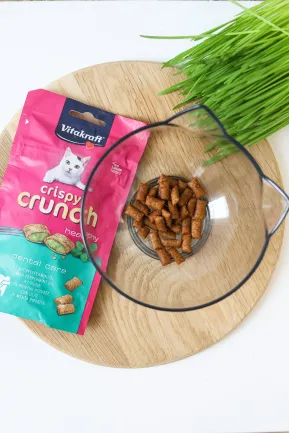 Хрусткі подушечки Vitakraft Crispy Crunch для котів, м’ята, 60 г — Фото 4