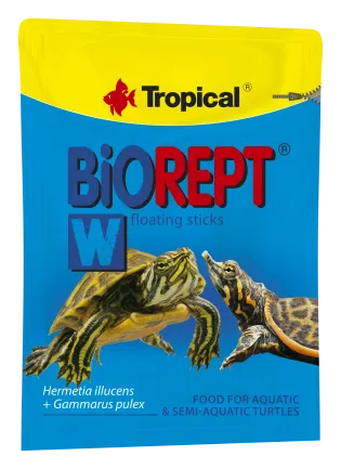 Сухий корм Tropical Biorept W для водоплавних черепах, 20 г (гранули)