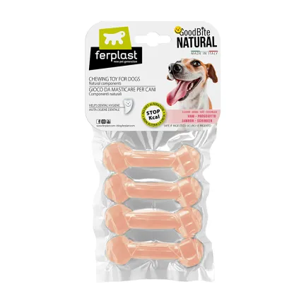 Ferplast GOODB NAT HAM BONE XS 15g x4 Жувальна іграшка д/собак