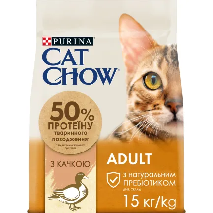 Сухий корм CAT CHOW Adult для дорослих котів з качкою 15 кг — Фото 4