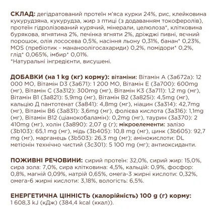 C4P Premium для котів, що живуть в приміщенні "4 в 1" з ягням, 14 кг — Фото 4
