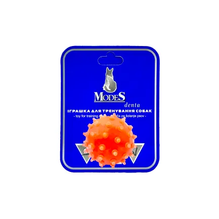 М'яч Міна помаранчевий розмір XS-4 см, Дента (Denta) іграшка для собак MODES