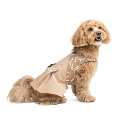 Сарафан Pet Fashion Lily для собак дівчинка бежевий XS2 — Фото 1