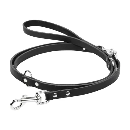 Повідець-перестібка "CoLLaR" (ширина 14мм, довжина 122,142,183см) чорний