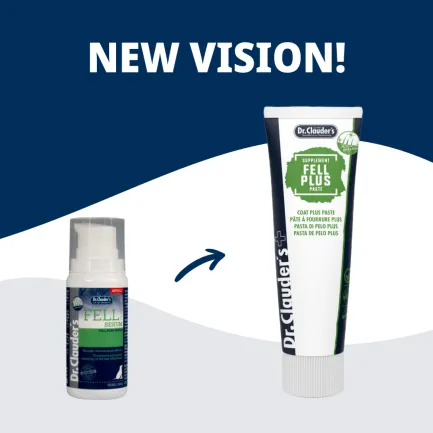 Вітамінно-мінеральний комплекс Dr.Clauder’s Hair &amp; Skin Fell Plus Paste паста, для собак та котів скильних до постійної линьки 100 мл