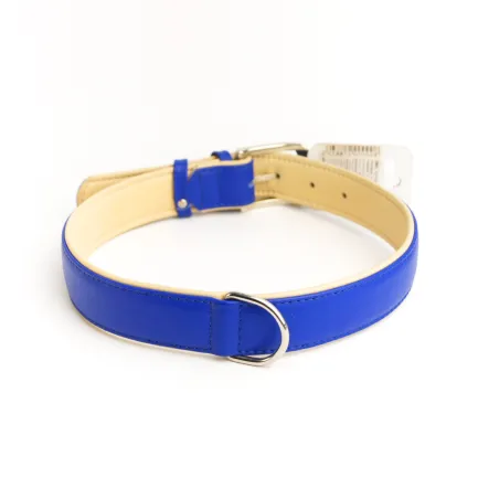 Нашийник "CoLLaR brilliance" без прикрас (ширина 35мм, довжина 57-71см) синій — Фото 1