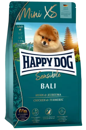 Сухий корм Happy Dog Sensible Mini XS Bali для собак дрібних та дуже дрібних порід (вагою до 5 кг) з куркою та куркумою, 300 г
