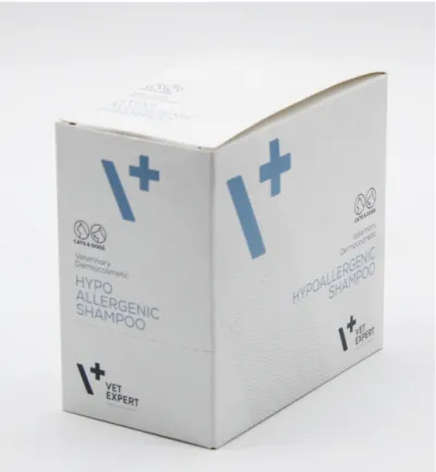 VetExpert Hypoallergenic Shampoo - гіпоалергенний шампунь для котів та собак, 20x15мл