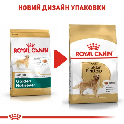 Сухий корм Royal Canin GOLDEN RETRIEVER ADULT для дорослих собак породи Золотистий ретрівер 12 кг — Фото 1