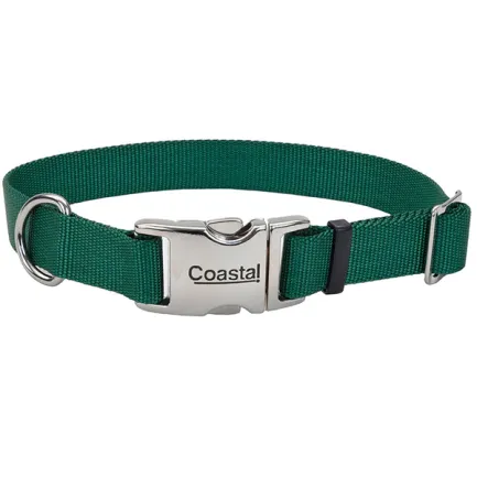 Coastal Metal Buckle КОСТАЛ ТИТАН БАКЛ нашийник для собак, 2.5х46-66см Хакі