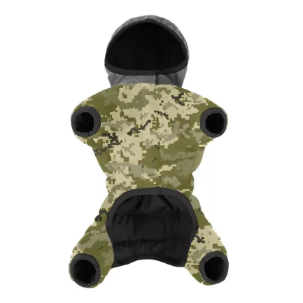 Комбінезон для собак WAUDOG Clothes, малюнок "Мілітарі", XS22, В 29-31 см, С 19-21 см — Фото 1