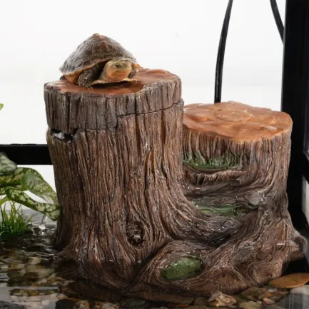 Декоративний фільтр-водоспад Repti-Zoo Turtle Filter Tree (GLB10) у формі кореня для амфібій і тераріумів до 70 літрів — Фото 5