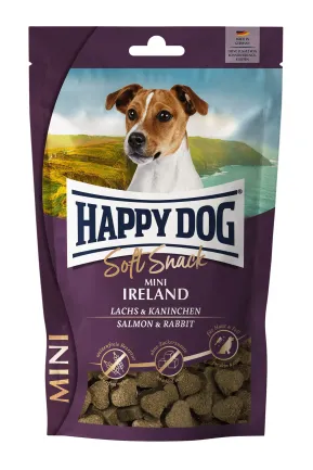 М'які ласощі Happy Dog Soft Snack Mini Ireland для собак дрібних порід зі смаком лосося та кролика, 100 г