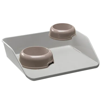 Ferplast LINDO JUMBO TRAY &amp; BOWLS Лоток з мисками для собак — Фото 2