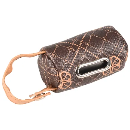 Flamingo Bag Holder Vito ФЛАМІНГО ВІТО сумка-диспенсер з пакетами для збору фекалій собак Коричневий
