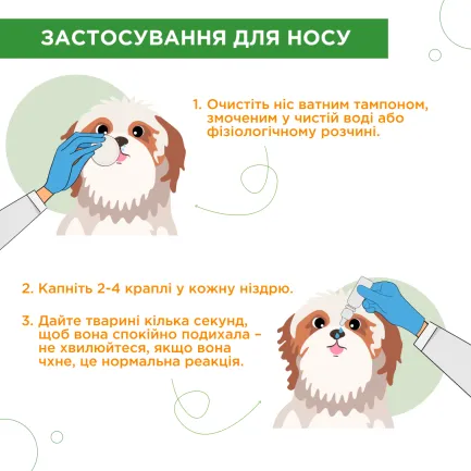 Анавірин каплі очні та назальні для тварин, 10 мл, MODES — Фото 4