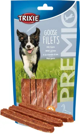 Ласощі Trixie Premio Goose Filets для собак, філе гусака, 65 г — Фото 1