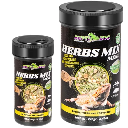 Рослинна суміш для рептилій і черепах Repti-Zoo Herbs Mix Menu 250мл. — Фото 4