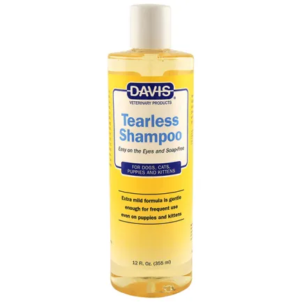 Davis Tearless Shampoo ДЕВІС БЕЗ СЛІЗ шампунь для собак і котів, концентрат 0,355 л