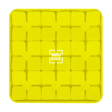 Килимок для пошуку корму WAUDOG Silicone, 205х205х17 мм, жовтий — Фото 2