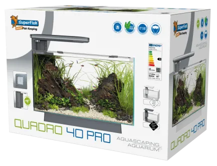 Акваріумний набір SuperFish Quadro 40 Pro Black (A4052205) — Фото 2