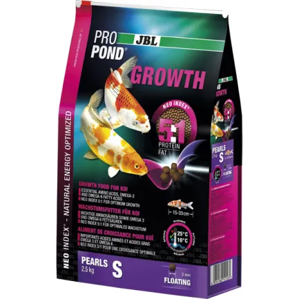 JBL (ДжБЛ) ProPond Growth корм для посилення зростання коропів Кої S, 5.0кг.
