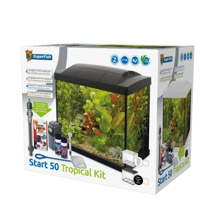 Акваріумний стартовий набір SuperFish Start 50 Aquarium Kit Black (A4050281) — Фото 1