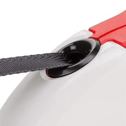 Ferplast AMIGO M TAPE RED-WHITE Рулетка-поводок зі стрічкою — Фото 5