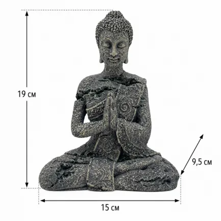 Декорація Hobby Zendo 15x9,5x19см - Zen-статуя для акваріума і тераріуму (41725) — Фото 1