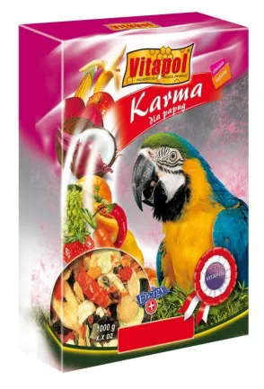 Корм Vitapol овоче-фруктовий, для великих папуг, 900 г